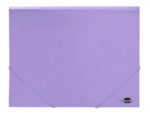 Chemise liderpapel polypropylene dos flexible a4 210x297mm 4/10e 3 rabats 100f elastique lavande opaque – Image 2