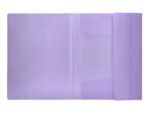 Chemise liderpapel polypropylene dos flexible a4 210x297mm 4/10e 3 rabats 100f elastique lavande opaque – Image 5
