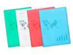 Protege-documents liderpapel polypropylene couverture      flexible 20 pochettes fixes   a4 210x297mm vert translucide – Image 9