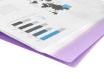 Protege-documents liderpapel polypropylene couverture      flexible 30 pochettes fixes   a4 220x297mm lavande opaque – Image 8