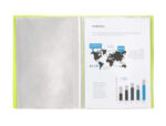 Protege-documents liderpapel polypropylene couverture      flexible 40 pochettes fixes   a4 220x297mm jaune fluo – Image 6