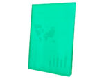 Protege-documents liderpapel polypropylene couverture      flexible 60 pochettes fixes   a4 220x297mm vert translucide – Image 3