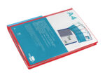 Protege-docs liderpapel kangourou personnalisable     polypro 20 pochettes fixes a4 210x297mm rouge translucide – Image 6