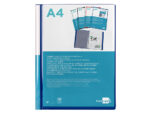 Protege-docs liderpapel kangourou personnalisable     polypro 40 pochettes fixes a4 210x297mm bleu translucide – Image 2