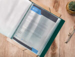 Protege-docs liderpapel kangourou personnalisable     polypro 40 pochettes fixes a4 210x297mm vert translucide – Image 9