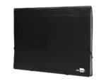 Trieur liderpapel polypropylene a4 210x297 mm 700 microns   13 compartiments fermeture    elastique coloris noir opaque – Image 4