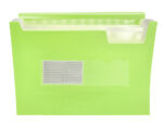 Trieur liderpapel polypro a4 210x297mm 700 microns 13 compartiments fermeture elastique  coloris jaune fluo opaque – Image 6