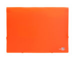 Trieur liderpapel polypro a4 210x297mm 700 microns 13 compartiments fermeture elastique  coloris orange fluo opaque – Image 3