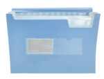 Trieur liderpapel polypro a4 210x297mm 700 microns 13 compartiments fermeture elastique  coloris bleu ciel opaque – Image 6