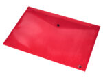 Pochette enveloppe liderpapel polypropylene 180 microns a3  420x297mm 50f fermeture       bouton resistant rouge – Image 6