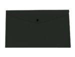 Pochette enveloppe liderpapel polypropylene 180 microns a3  420x297mm 50f fermeture       bouton resistant noir opaque – Image 2