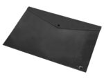 Pochette enveloppe liderpapel polypropylene 180 microns a3  420x297mm 50f fermeture       bouton resistant noir opaque – Image 6