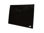 Pochette enveloppe liderpapel polypropylene 180 microns a4  97x210mm 50f fermeture bouton resistant noir opaque – Image 4