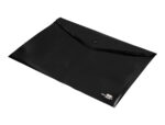 Pochette enveloppe liderpapel polypropylene 180 microns a4  97x210mm 50f fermeture bouton resistant noir opaque – Image 5
