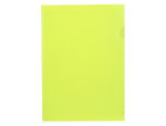 Pochette coin liderpapel polypropylene 180 microns a4  210x297mm capacite 20f        coloris jaune fluo – Image 2