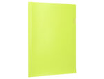 Pochette coin liderpapel polypropylene 180 microns a4  210x297mm capacite 20f        coloris jaune fluo – Image 4