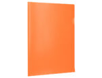Pochette coin liderpapel polypropylene 180 microns a4  210x297mm capacite 20f        coloris orange fluo – Image 4