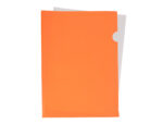 Pochette coin liderpapel polypropylene 180 microns a4  210x297mm capacite 20f        coloris orange fluo – Image 5