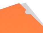 Pochette coin liderpapel polypropylene 180 microns a4  210x297mm capacite 20f        coloris orange fluo – Image 6