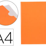 Pochette coin liderpapel polypropylene 180 microns a4  210x297mm capacite 20f        coloris orange fluo