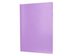 Pochette coin liderpapel polypropylene 180 microns a4  210x297mm capacite 20f        coloris lavande opaque – Image 4