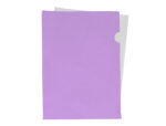 Pochette coin liderpapel polypropylene 180 microns a4  210x297mm capacite 20f        coloris lavande opaque – Image 6