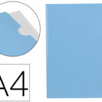 Pochette coin liderpapel polypropylene 180 microns a4  210x297mm capacite 20f        coloris bleu ciel opaque
