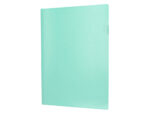 Pochette coin liderpapel polypropylene 180 microns a4  210x297mm capacite 20f        coloris vert pomme opaque – Image 3