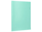 Pochette coin liderpapel polypropylene 180 microns a4  210x297mm capacite 20f        coloris vert pomme opaque – Image 4
