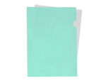 Pochette coin liderpapel polypropylene 180 microns a4  210x297mm capacite 20f        coloris vert pomme opaque – Image 5
