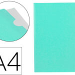Pochette coin liderpapel polypropylene 180 microns a4  210x297mm capacite 20f        coloris vert pomme opaque