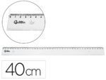 Regle liderpapel plastique incassable transparent 40 cm