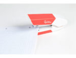 Agrafeuse bureau liderpapel 35x65x130mm 20 feuilles       agrafes 26/6 1000 agrafes     coloris corail – Image 4