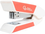 Agrafeuse bureau liderpapel 35x65x130mm 20 feuilles       agrafes 26/6 1000 agrafes     coloris corail