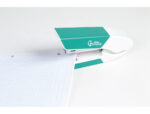 Agrafeuse bureau liderpapel 35x65x130mm 20 feuilles       agrafes 26/6 1000 agrafes     coloris turquoise – Image 4