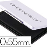 Recharge tampon q-connect économique nº3 90x55mm coloris noir