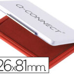 Recharge tampon q-connect économique nº1 126x81mm coloris rouge