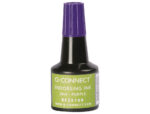 Encre à tampons q-connect pour feutre ou mousse coloris violet flacon 28ml – Image 2