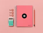 Cahier spirale antartik a4 100g couverture rembordee     seyes sans bandes 4 trous     coloris corail – Image 10