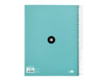 Cahier spirale antartik a4 100g couverture rembordee     seyes sans bandes 4 trous     coloris menthe – Image 3