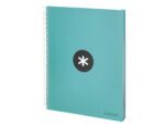 Cahier spirale antartik a4 100g couverture rembordee     seyes sans bandes 4 trous     coloris menthe – Image 4