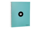 Cahier spirale antartik a4 100g couverture rembordee     seyes sans bandes 4 trous     coloris menthe – Image 5