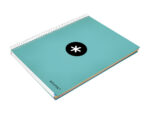 Cahier spirale antartik a4 100g couverture rembordee     seyes sans bandes 4 trous     coloris menthe – Image 6