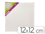 Toile sur chassis liderpapel agraffe au dos 100% coton     12x12 cm