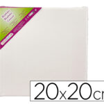 Toile sur chassis liderpapel agraffe au dos 100% coton     20x20cm