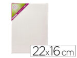 Toile sur chassis liderpapel agraffe au dos 100% coton     22x16 cm
