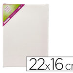 Toile sur chassis liderpapel agraffe au dos 100% coton     22x16 cm