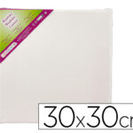 Toile sur chassis liderpapel agraffe au dos 100% coton     30x30 cm