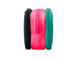 Trousse liderpapel funky 3 fermetures eclair bleue       fuschia et turquoise          220x100x65mm – Image 4