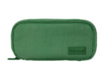 Trousse liderpapel funky 3 fermetures eclair verte       blanche et bleue 220x100x65mm – Image 2